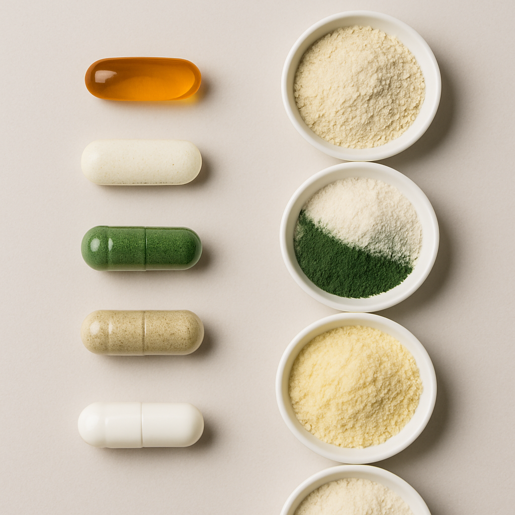 5 supplementen vergeleken op effectiviteit